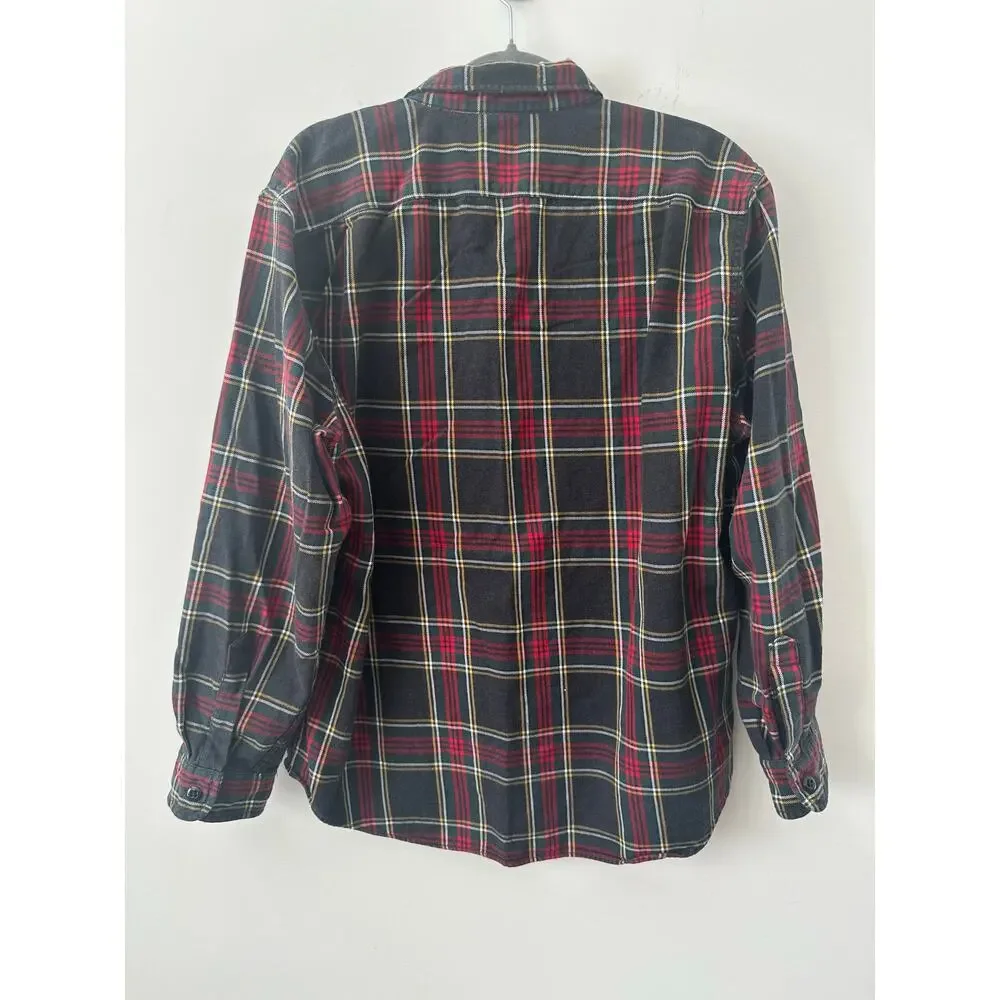 J.Crew Button-Up Shirt Men's Size X-Large Multicolor Plaid Long Sleeves Cotton